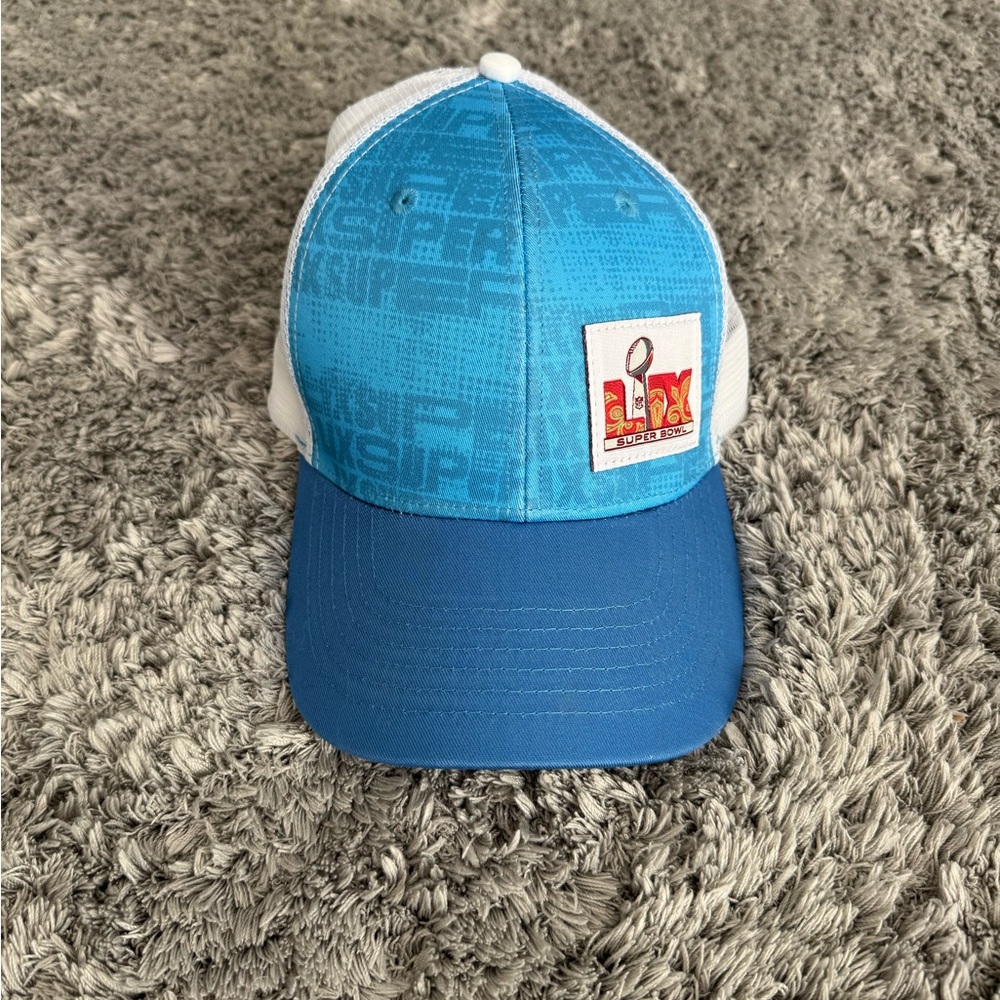 Super Bowl LIV Blue and White Bud Light Cap